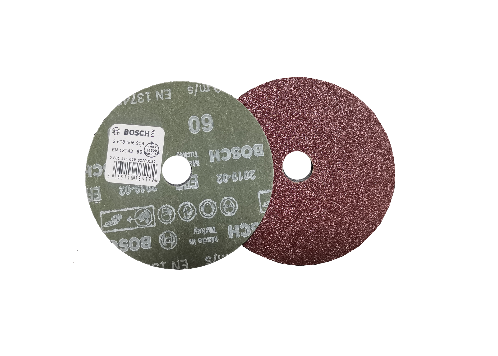 BOSCH กระดาษทรายกลม 100 #60P
